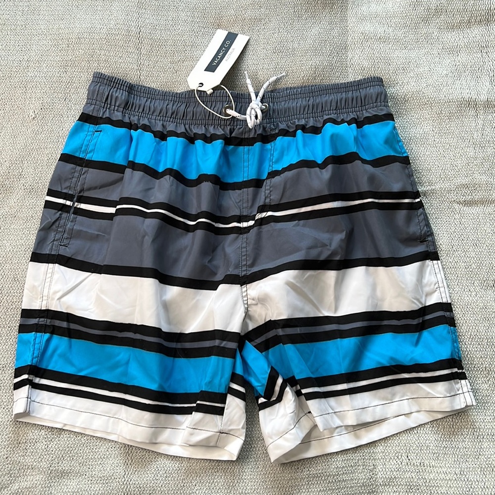 Vacancy Co. Australia Stripped Board Shorts - NWT